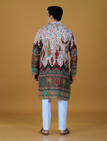 Kvach Rangmahal Heritage Kurta