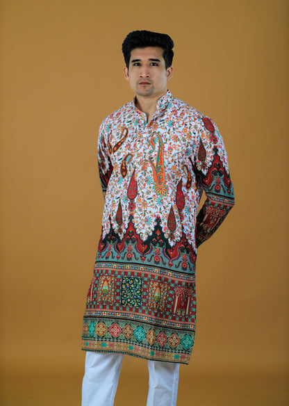 Kvach Rangmahal Heritage Kurta
