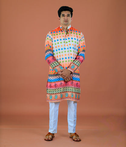 Kvach Utsav Rang Heritage Kurta