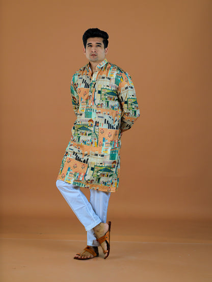 Kvach Shehernama Heritage Kurta