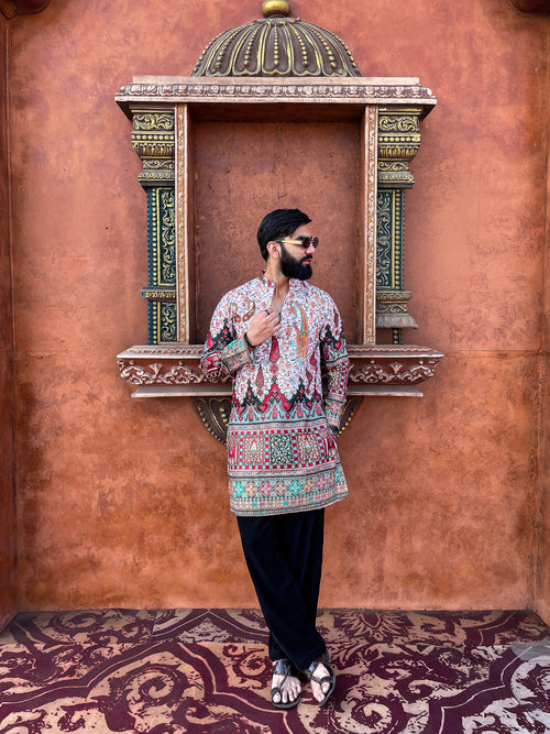 Kvach Rangmahal Heritage Kurta